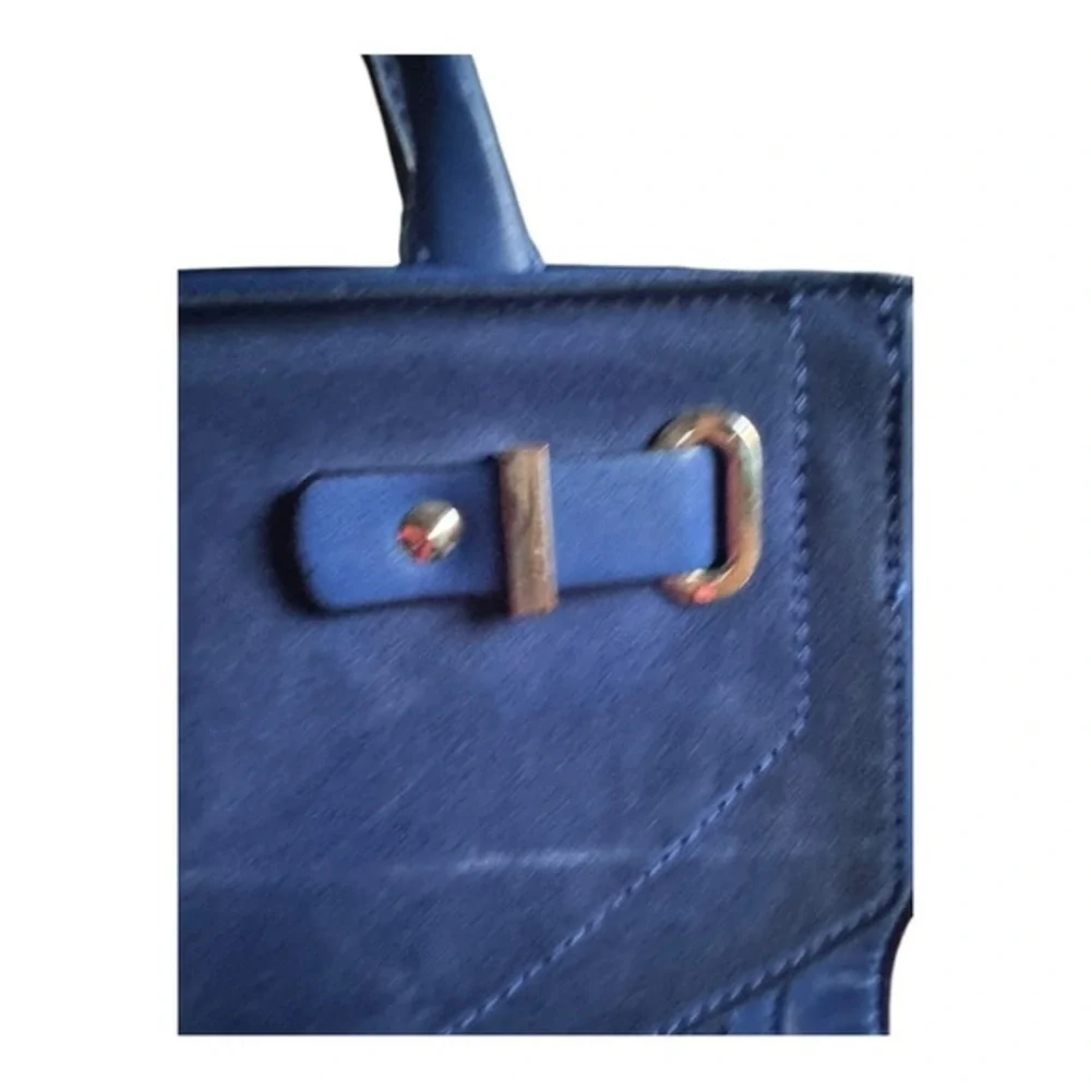 Guess suede leather Cobalt Blue‎ Kingsley Handbag/crossbody